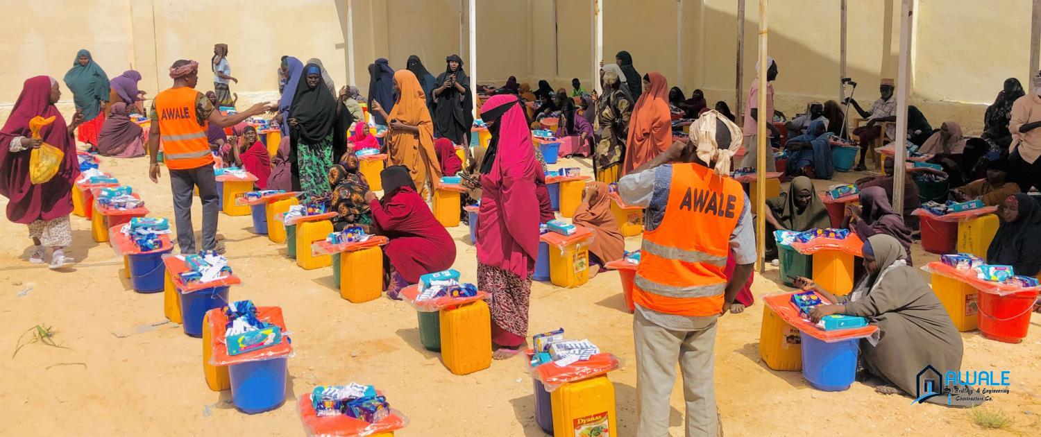 NFI Distribution at Awale Drilling Company in Somalia