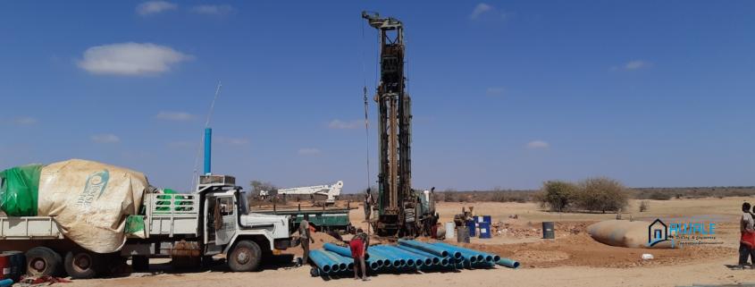 Drilling operation site